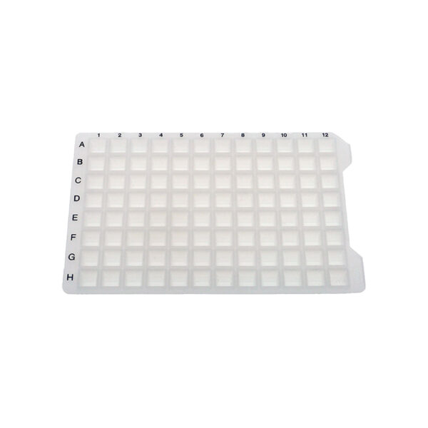 Sealing Mat, Ø8.5mm, Round, 96 Well, Silicone, Printed, "-" Opening, 50/Case