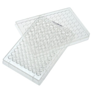 96 Well Non-treated Plate, Round Bottom with Lid, Individual, Sterile