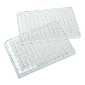 96 Well Non-Treated Plate with Lid, 5/Pack, Sterile