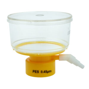 250mL Bottle Top Filter, PES Filter Material, 0.45μm, 75mm, Sterile