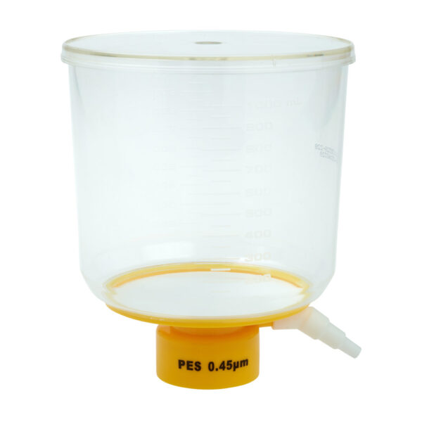 1000mL Bottle Top Filter, PES Filter Material, 0.45μm, 90mm, Sterile