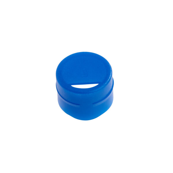 Cap Insert for CF Cryogenic Vials, Blue, Non-sterile
