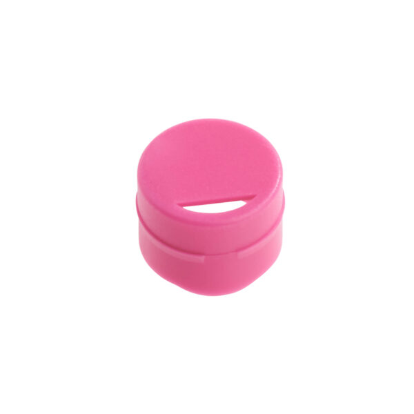 Cap Insert for CF Cryogenic Vials, Pink, Non-sterile