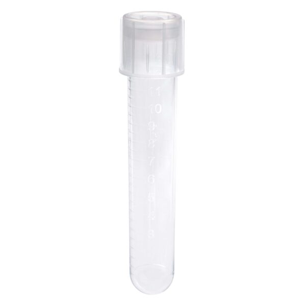 14mL Culture Tube and Dual Cap, PS, Sterile