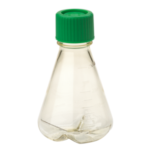 250mL Erlenmeyer Flask, Vent Cap, Baffled Bottom, PC, Sterile