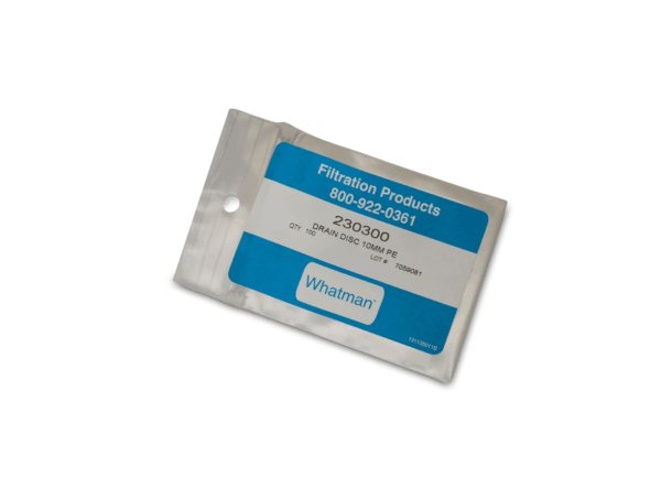 PE DRAIN DISC 10MM 100/PK