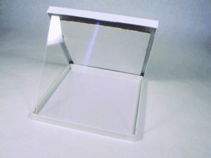 GLASS PLATES,LOFLUOR,18X16CM