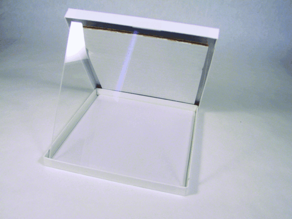 GLASS PLATES,LOFLUOR,18X16CM