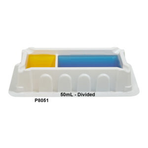 Reservoir, 50mL non-sterile, bulk pack, w/ 5 Lids, 100/cs