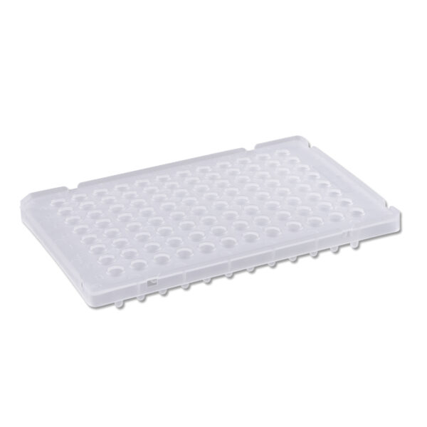 SureFrame™ Two-Component PCR Plate, 384-Well, Fully Skirted PC Frame, 35μL Clear Wells, 50/pk