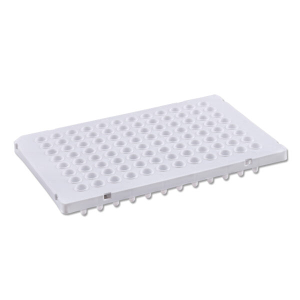 SureFrame™ Two-Component PCR Plate, 384-Well, Fully Skirted PC Frame, 35μL White PP Wells, 50/pk