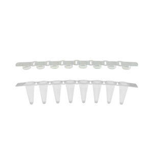PCR Plates, Standard 96 well x 0.2mL, non-skirted, with breakaway strips of 8, 50/pk
