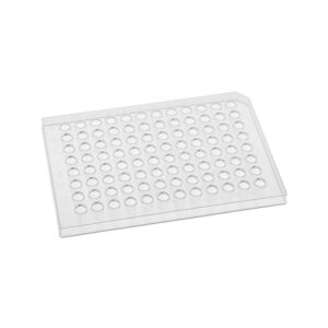 qPCR 8-strip, 0.2mL , Separate Optically Clear Flat Strip Caps, Natural, 120 Strips/Pack, 5 Packs/Case