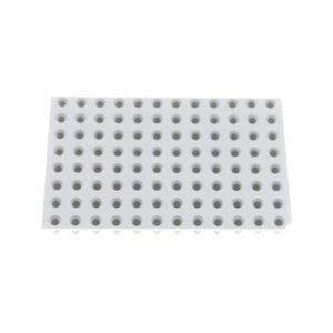 PCR Plate, 96-well, 0.2mL, No Skirt, Natural, 10 Plates/Pack, 5 Packs/Case
