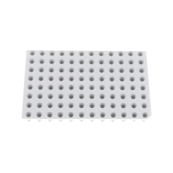 PCR Plate, 96-well, 0.2mL, No Skirt, Natural, 10 Plates/Pack, 5 Packs/Case