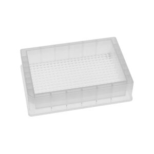 Reservoir, Mid Height, single well with 384 indentations, 150mL, Natural, Non-Sterile, 50/Case
