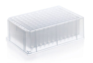 96-well 2.2 mL Deep Well Plate, Square V-Bottom, qty. 50