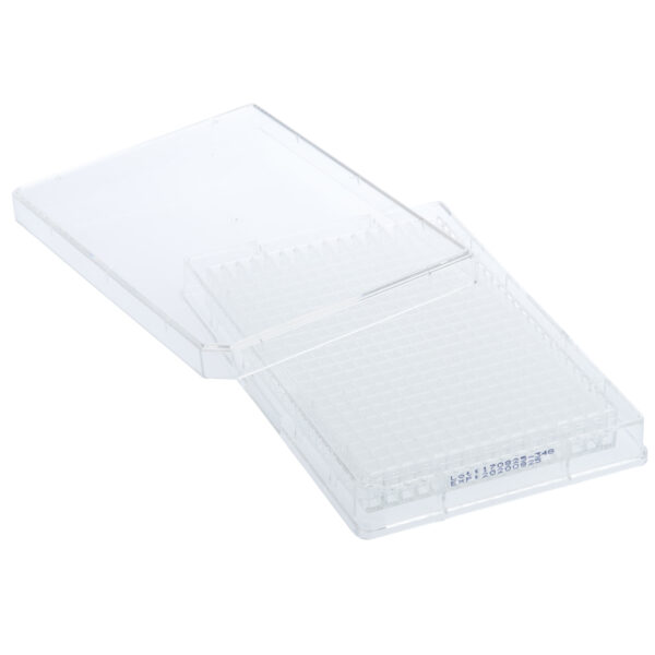 384 Well Tissue Culture Plate with Lid, Individual, Sterile
