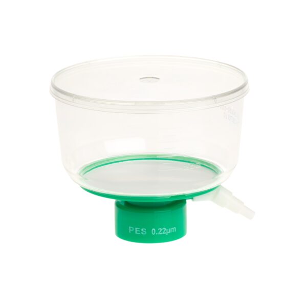 500mL Bottle Top Filter, PES Filter Material, 0.22μm, 90mm, Sterile