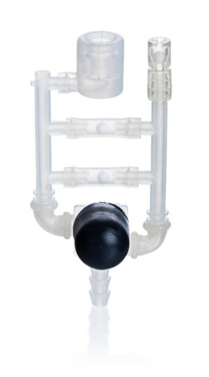 Valve system (PP) for macro pipette controller