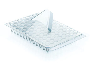 96 well,PCR plate,white,low-profile,5 BAGS 10,w/sealing film