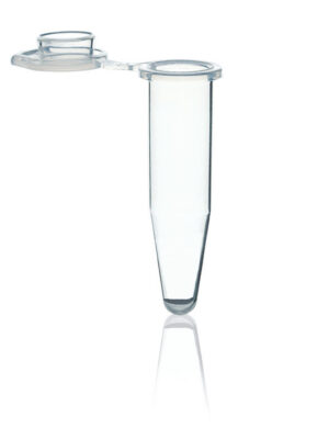 PCR tube, 0.2mL, w/flat caps, green, 2 bags of 500