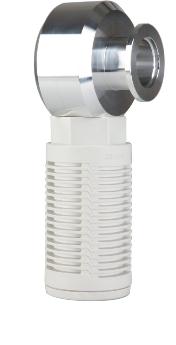 Silencer with 90 elbow, KF DN 25