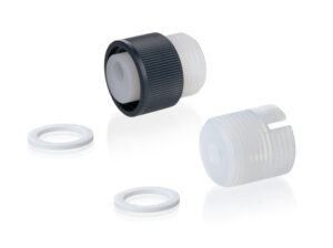 Adapter for discharge tube w/sealing washer, seripettor pro