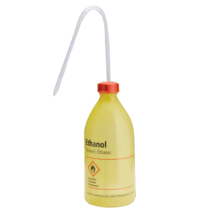 Safety wash bottle, LD-PE