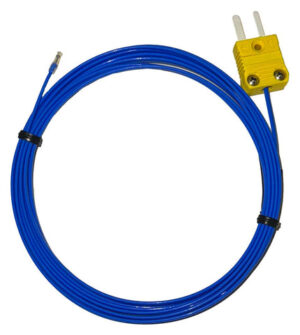 Type K Waterproof Beaded Wire Temperature Probe - 10 feet