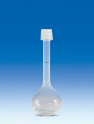 Volumetric Flask, PFA, PFA Cap, Class A, 25mL, pack 2