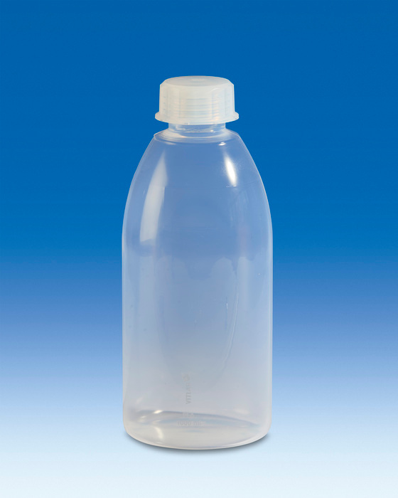 Bottle, PFA, wide mouth, PFA cap, 2,000mL, each