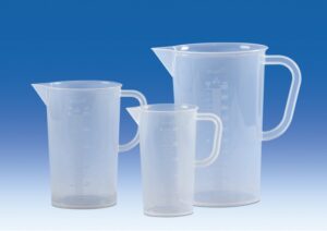 Graduated Pitcher, PP, molded graduations, 100mL, pack of 24