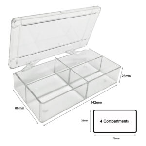 MultiBox™, 4 compartments, 38 x 71 x 28mm each (11/2 x 2 13/16 x 11/8 in.), for various gels including half-mini protein gels, 6/pk