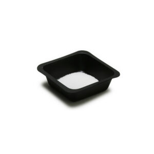 Weigh Boat, black, 100mL, 80 x 80 x 24mm, square, 500/pk