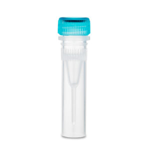 Screw cap for 2.0mL microtube, green color, non-sterile, w/ installed O-ring, 1000/bag