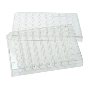 48 Well Non-treated Plate with Lid, Individual, Sterile