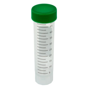 TUBE & CAP, 50mL Centrifuge Tube & Cap, Self-Standing - Bags, Non-sterile (Tubes and Caps Packed Separately)