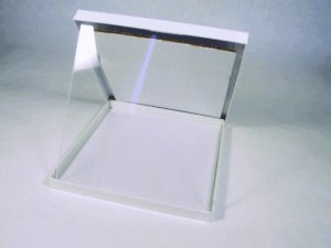 GLASS PLATES,LOFLUOR,18X16CM