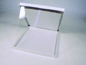 GLASS PLATES,LOFLUOR,18X16CM