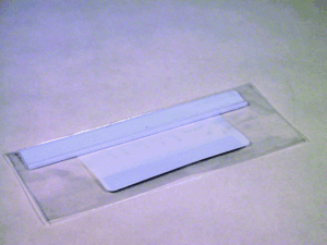 T SPACERS PVC WHITE 1x105MM(PKG/2)