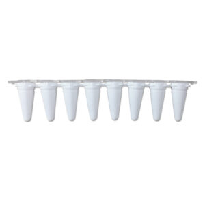 PCR Tubes Strips of 8 tubes w/ dome caps packaged separately, 120/pk