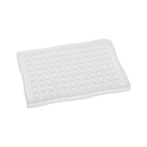 PCR Plate, 96-well, 0.1mL, No Skirt, White, 10 Plates/Pack, 5 Packs/Case