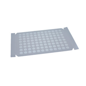 Clear Zone™ Sealing Film, 96 Adhesive-Free Wells, PP, Adhesive, 3.1mil, 500/Case
