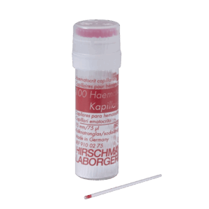 Hematocrit capillaries , Na-hep