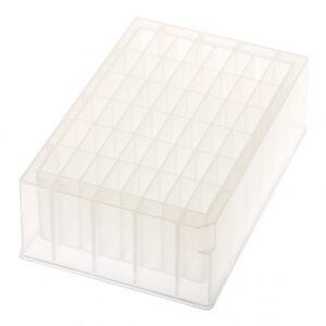 48 Deep Well Storage Plate, 4.6mL, PP, Rectangle Well, U-Bottom, Non-sterile