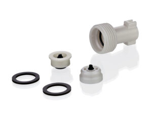Valve set for seripettor: filling & disch, set of 2 seals
