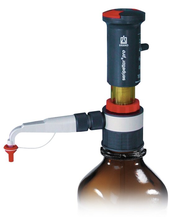seripettor pro bottletop dispenser, 0.2-2mL