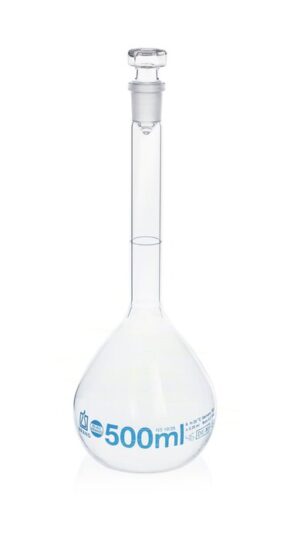 Volumetric flask, USP BBR, 1000mL NS24/29 glass, each