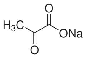 Pyruvic acid, sodium salt